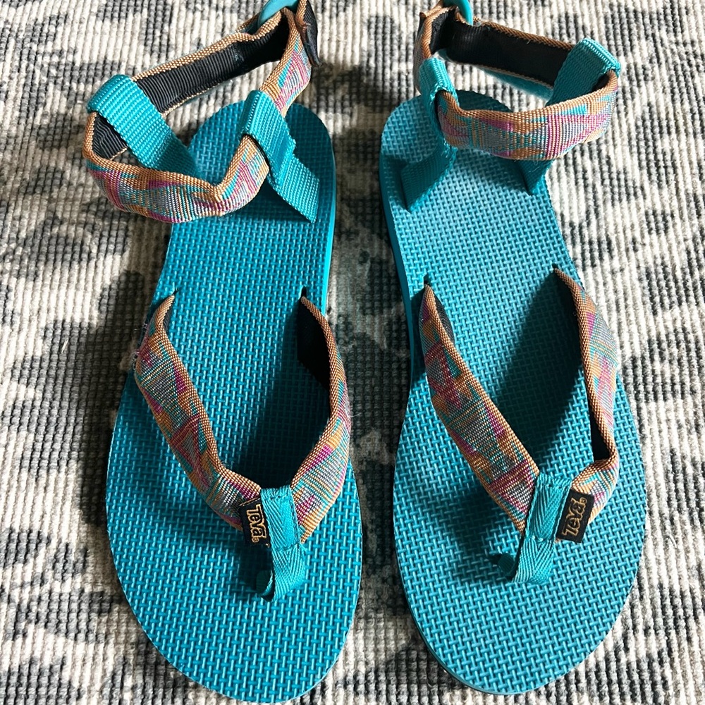 TEVA ORIGINAL ANKLE STRAP SANDALS Size 10